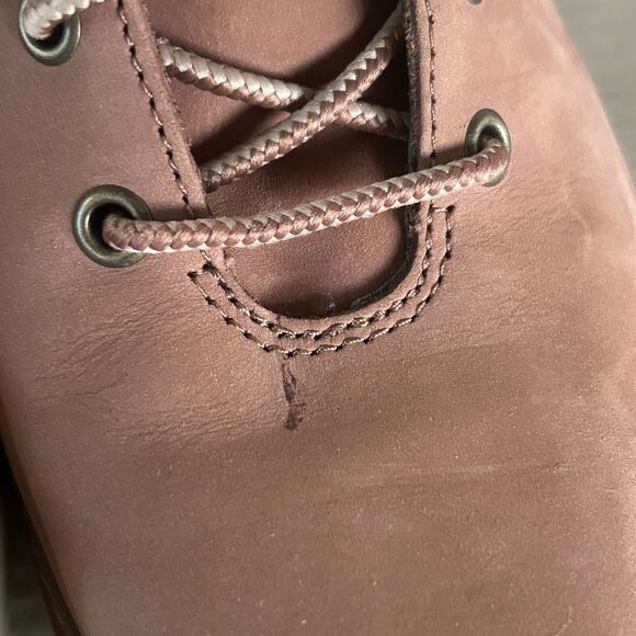 Timberland Womens Size 7 Keeley Field Mid Hiker Light Brown Nubuck Boots Shoes - Picture 2 of 10